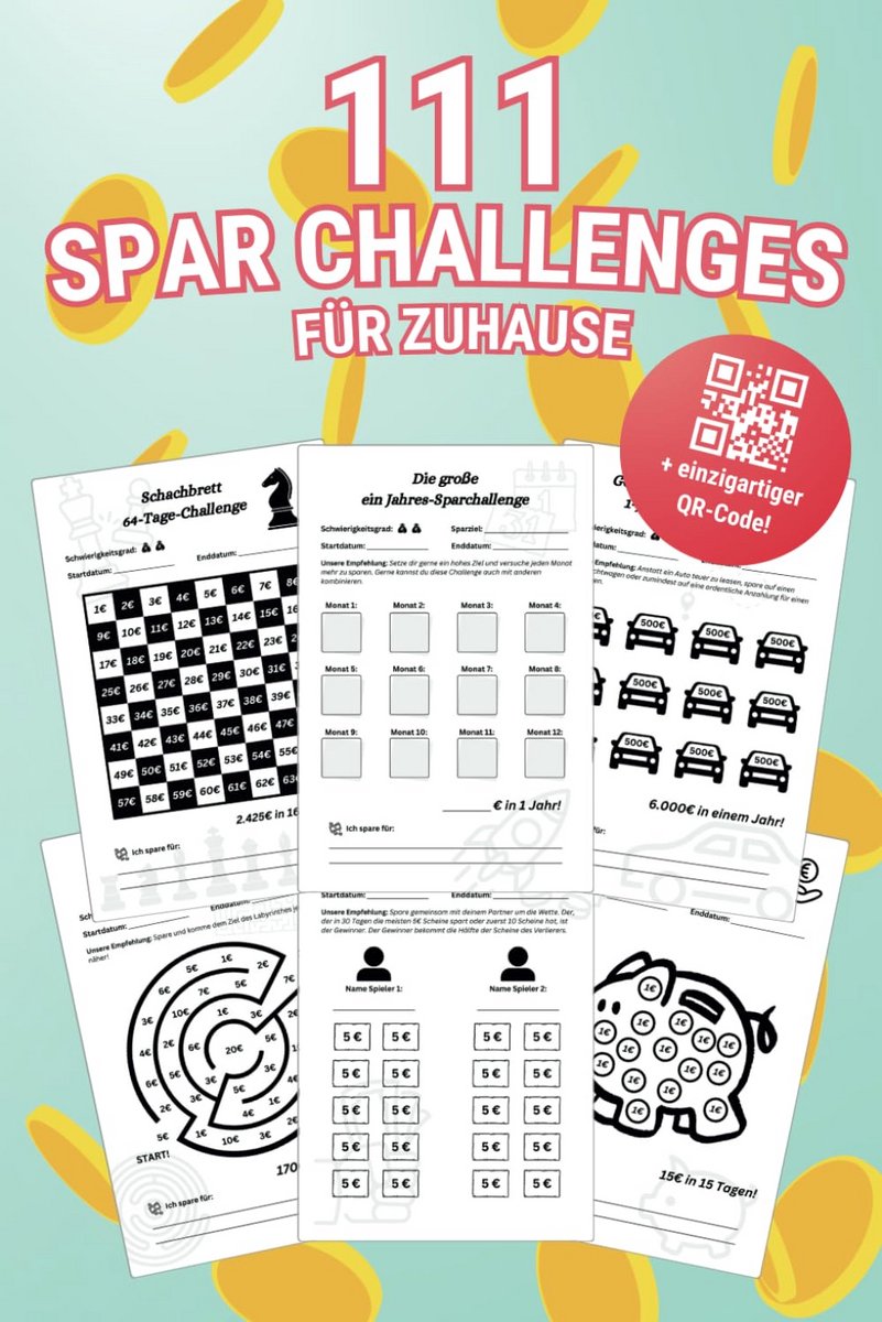 111 Sparen Challenges voor Thuis: Speels en Gemakkelijk Meer Geld Besparen