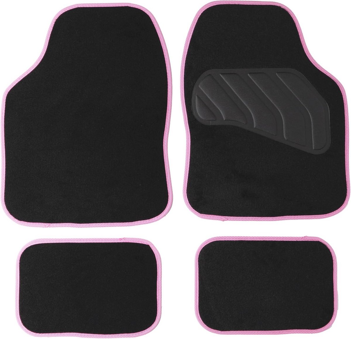 Roze Pastel Auto Tapijt Matten Set van 4 - Universele Bescherming en Stijl