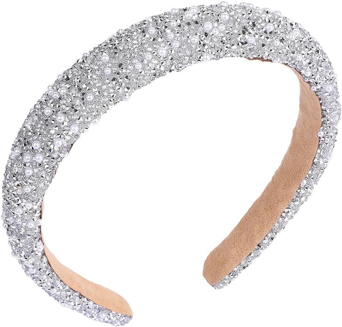 Glitter Hoofdband met Kristallen voor Dames