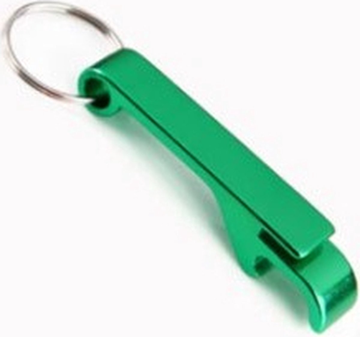 Flesopener sleutelhanger - Bierfles openen - Keychain bottle opener - Cadeau - Compact - Groen - Jonyx