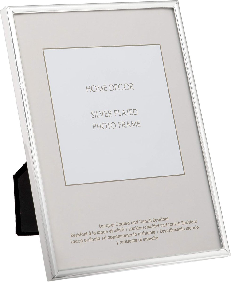 Famanu Verzilverde fotolijst dunne rand 15x20cm