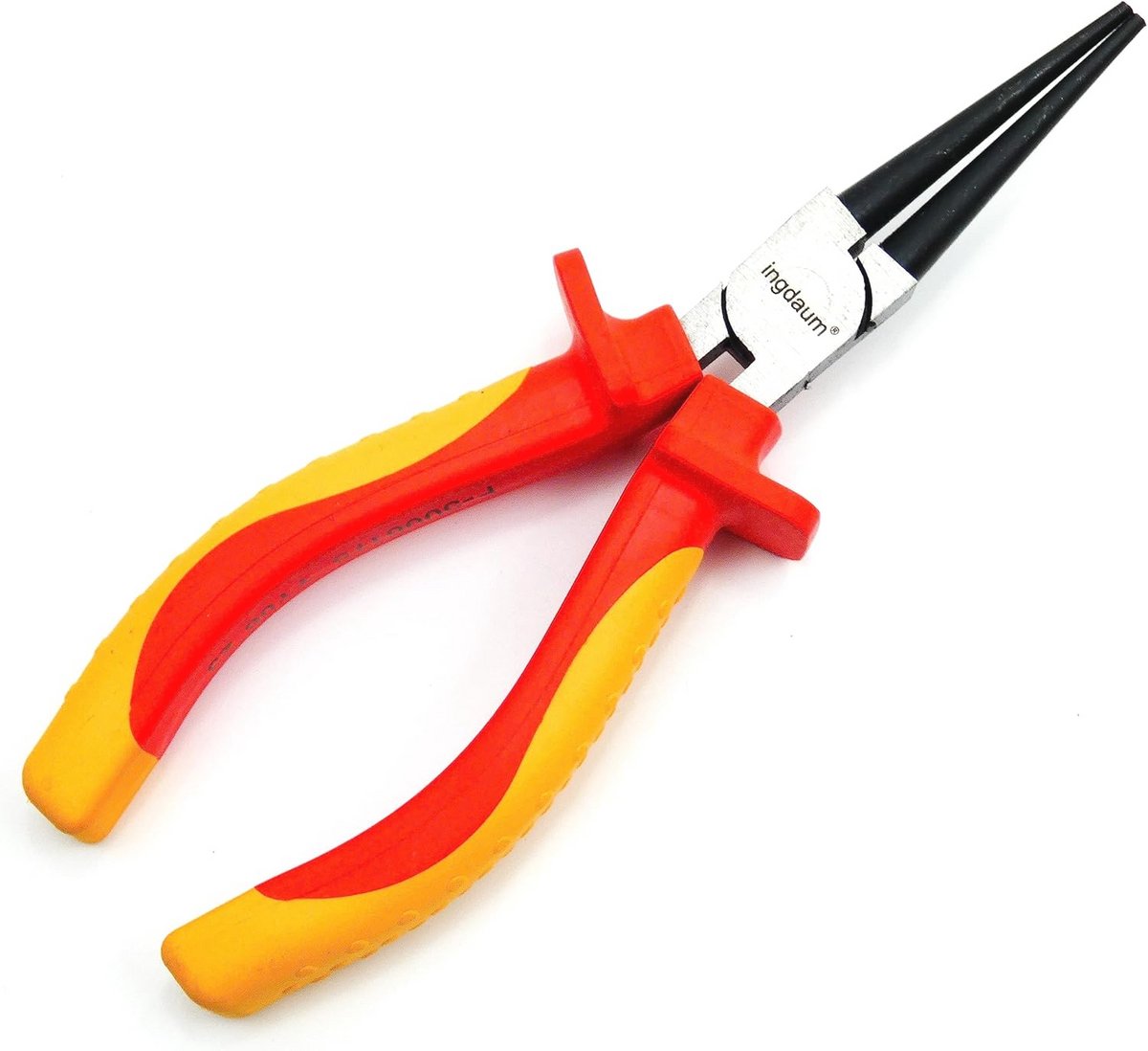 VDE ronde tang 6 inch, geïsoleerd tot 1000 V voor veilig knippen van draden en kabels