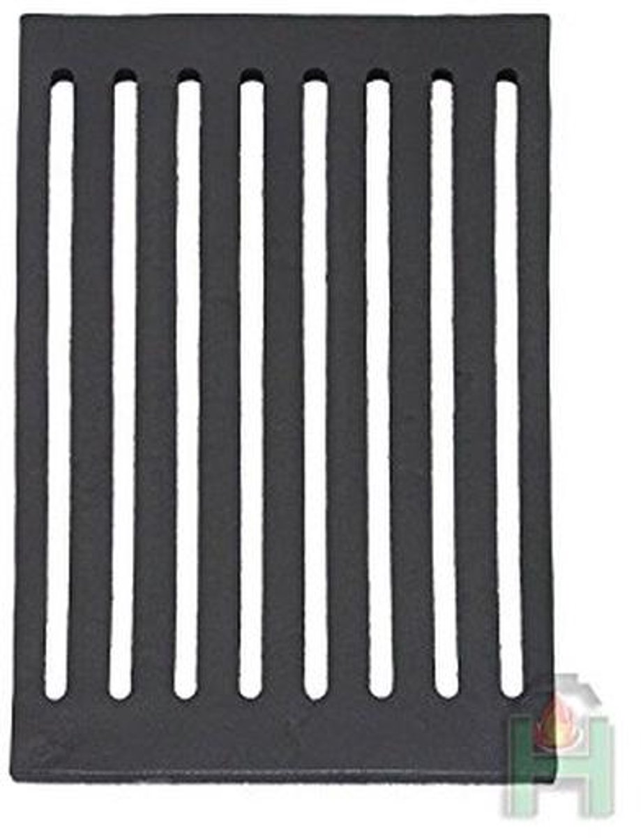 Gietijzeren Grill Rooster 380x250x25mm - Kachelrooster & Asrooster