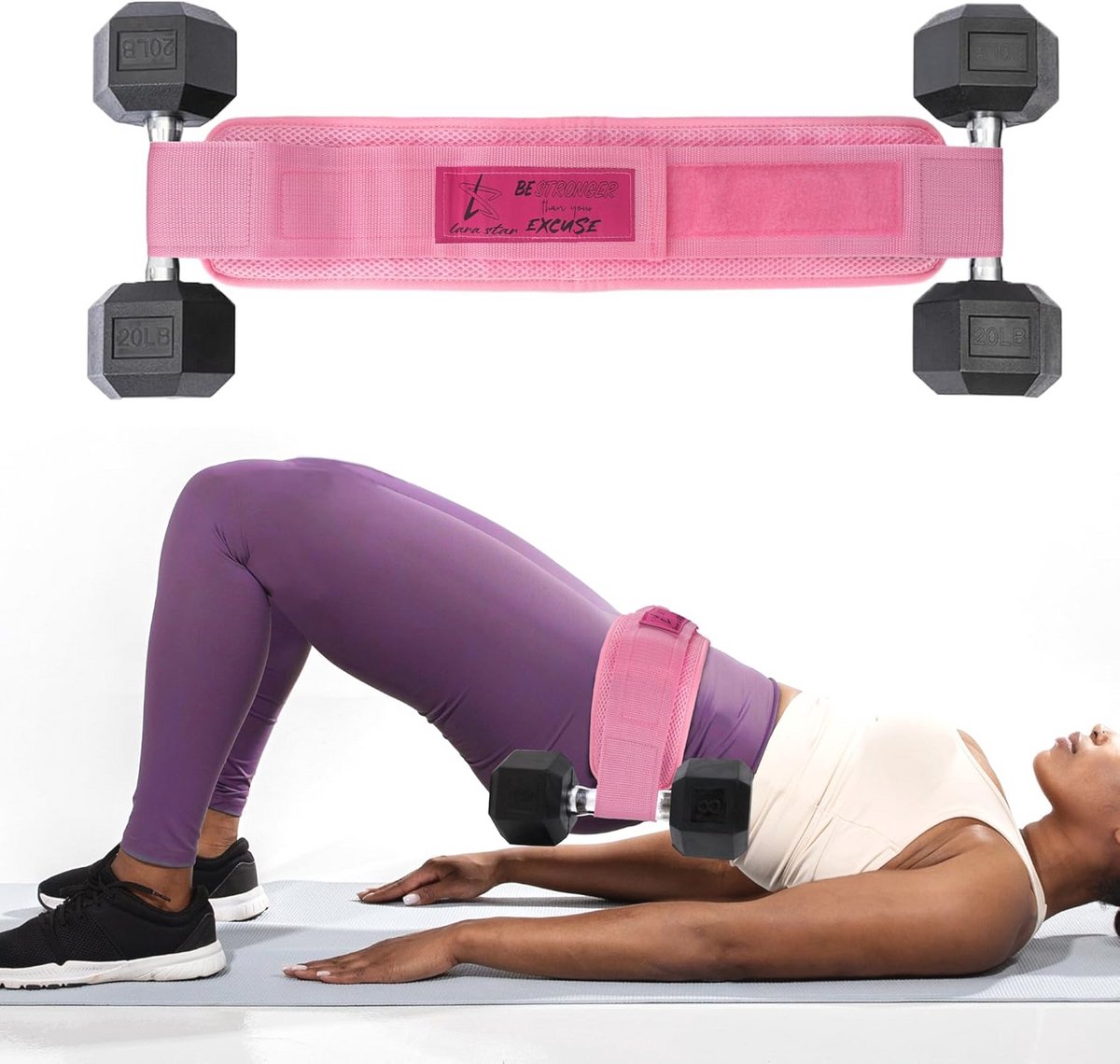 Heupgordel voor Hip Thrust en Glute Bridge Workout