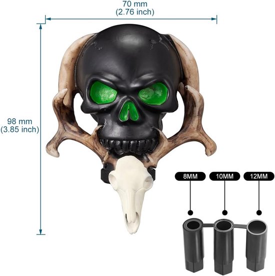 Universele Schedel Schakelpook voor Auto - Doodshoofd Versnellingspook Knop Decoratie en Tuning Accessoire van universele — afbeelding 4