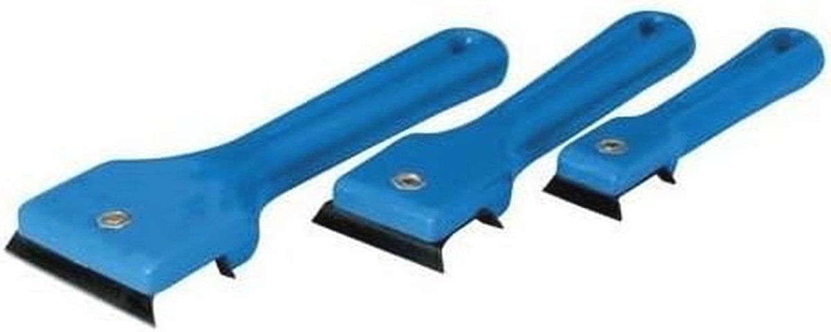 Lakkrassen Set - Kunststof Handgreep 30, 50 & 64 mm - 3 Stuks