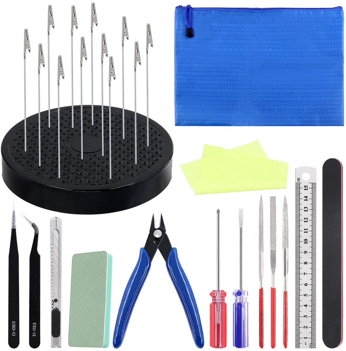 IMPERATORIS® Modelbouw Gereedschapsset voor Hobby – Reparatie- en Bouwgereedschap voor Modelbouw – Complete Hobby Gereedschap Set – 27 stuks