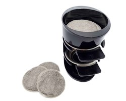 Gadgetpoint - Padbuddy - Koffiepad Opbergsysteem - Koffie Padhouder - Afvalbakje - Geschikt voor Senseo en andere koffiepads - Zwart