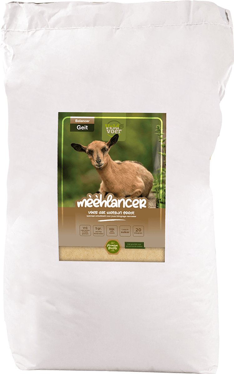 Veldvoer Mèèhlancer, balancer voor geiten, geitenvoer, 20kg