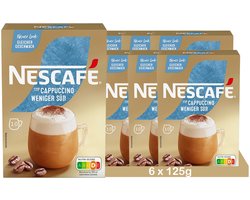 NESCAFÉ Gold Type Cappuccino Minder Zoet Sticks ( 6 x 10 x 12,5g)