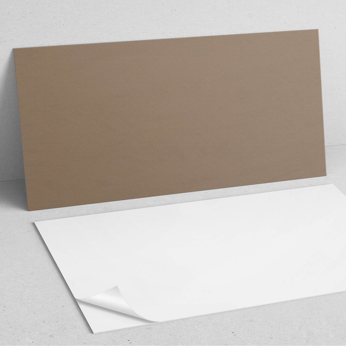 Coloray Wandpanelen Zelfklevend - Kleur bruin PVC Wandpanelen - 120 cm x 60 cm - Bruin Muu