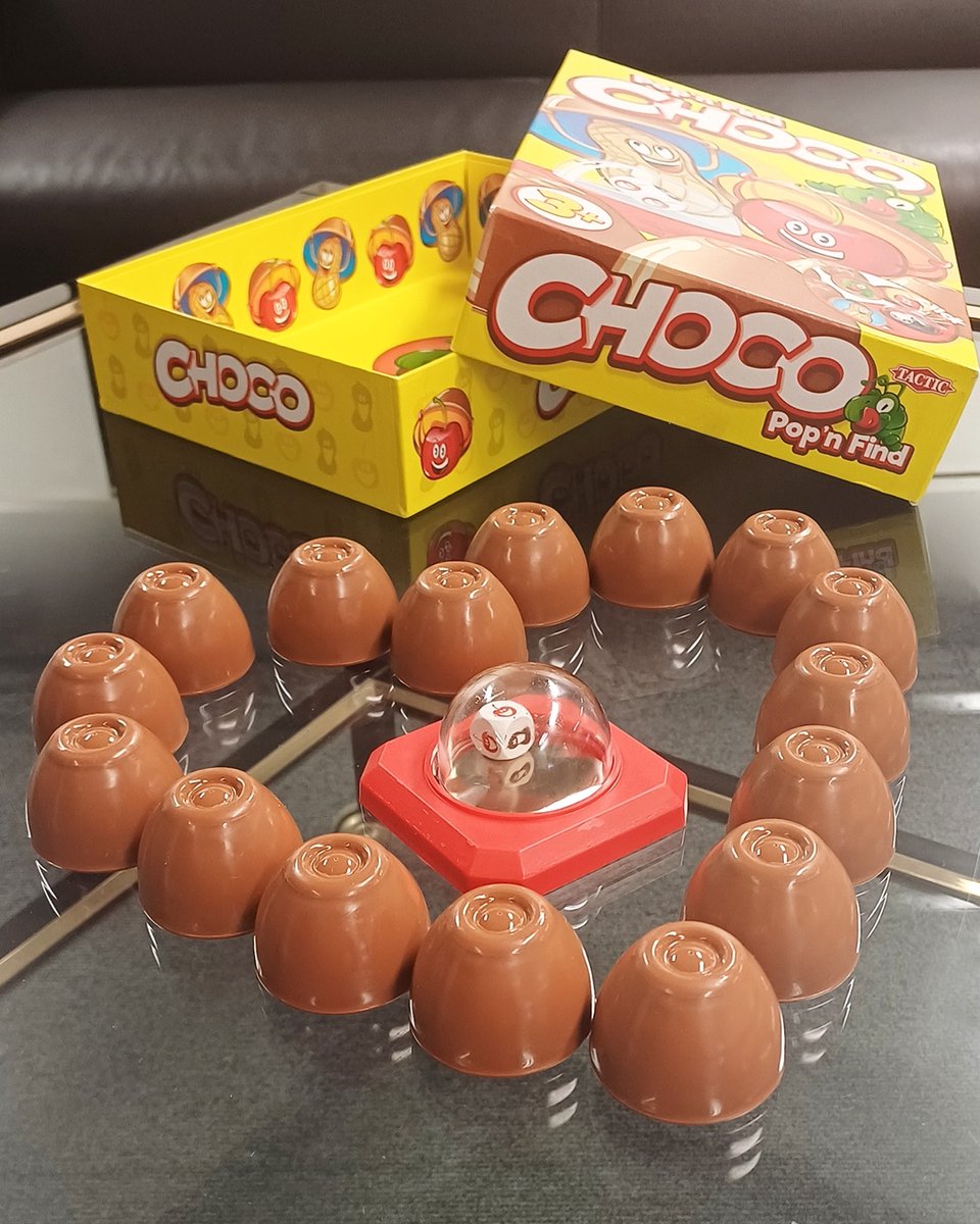 Tactic Choco - Kinderspel - Geheugenspel met Chocolaatjes - Pop-O-Matic Dobbelsteen - Verzamel de Meeste Chocolaatjes - Familiespel voor Jonge Kinderen - 2 tot 4 Spelers - Vanaf 3 Jaar — afbeelding 12