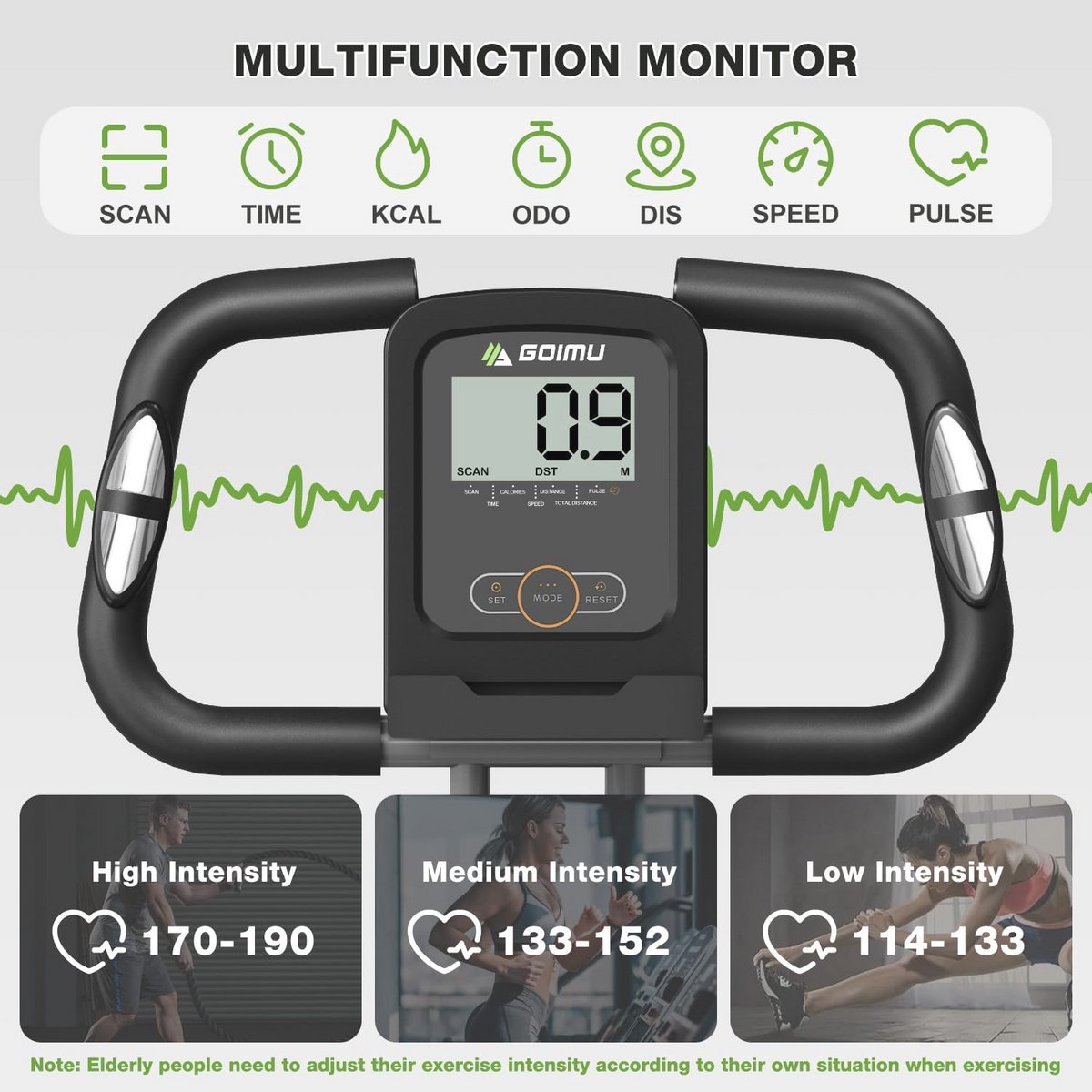 5-in-1 Opvouwbare Hometrainer voor - afbeelding 2