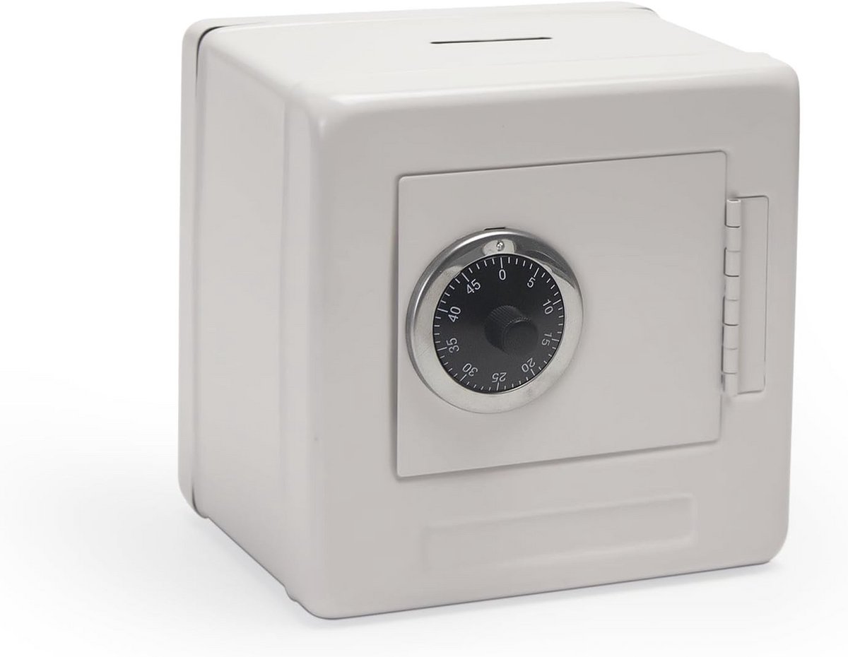 Metalen geldcassette met sleutelslot, compact en veilig voor geld en waardevolle spullen