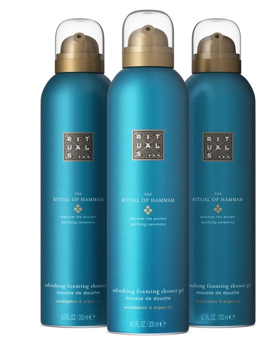 Rituals- Hammam Shower gel Value Set 3x200 ml