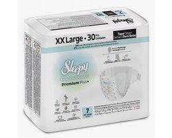 Sleepy Bio Natural Premium Plus Baby Luiers - Maat 7XXL (20-30 Kg) - 30 Luiers