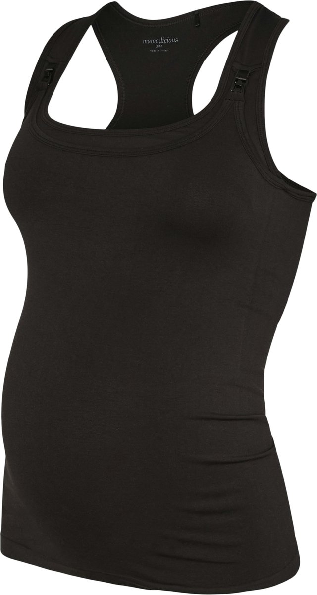 Mama Licious Trainingsshirt Slim fit U-Hals Racerback Tanktop
