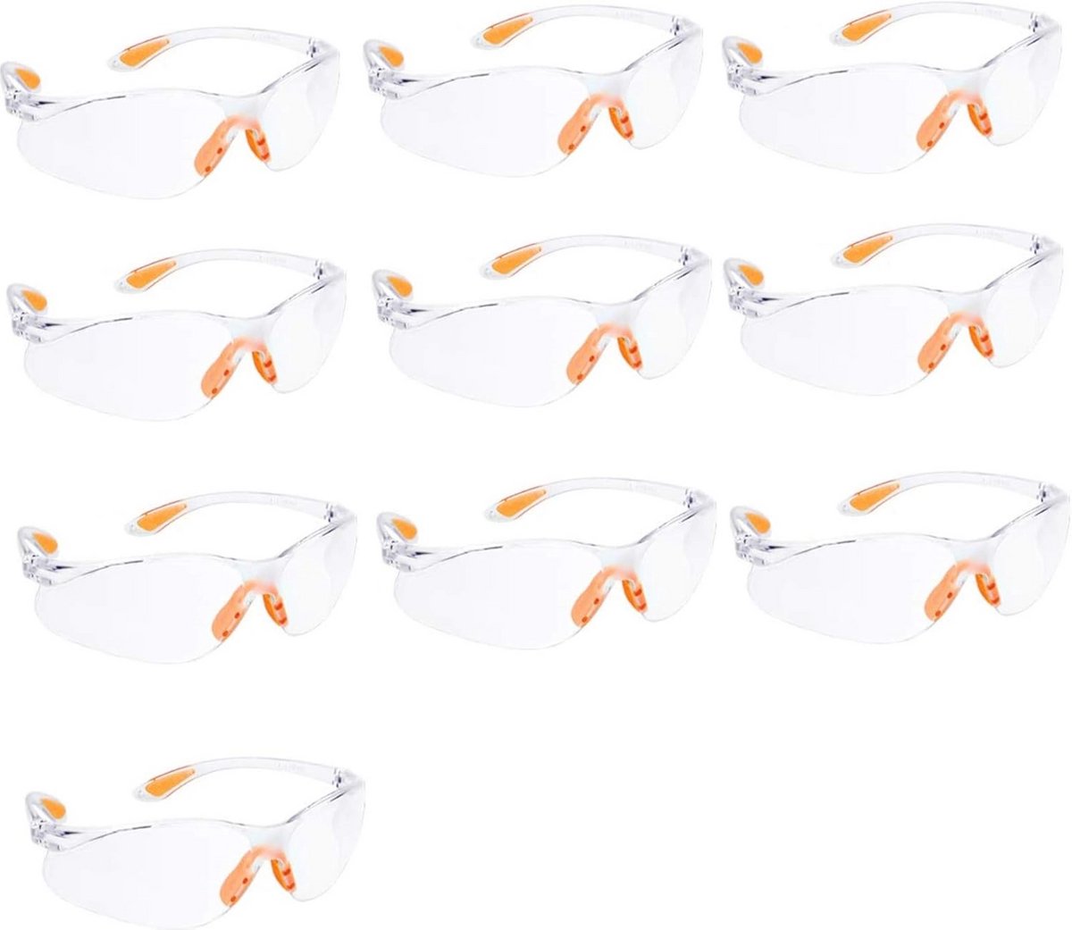 10-pack veiligheidsbril met anti-mistbescherming voor kinderen - Ideaal voor doe-het-zelf, lab, lassen en meer