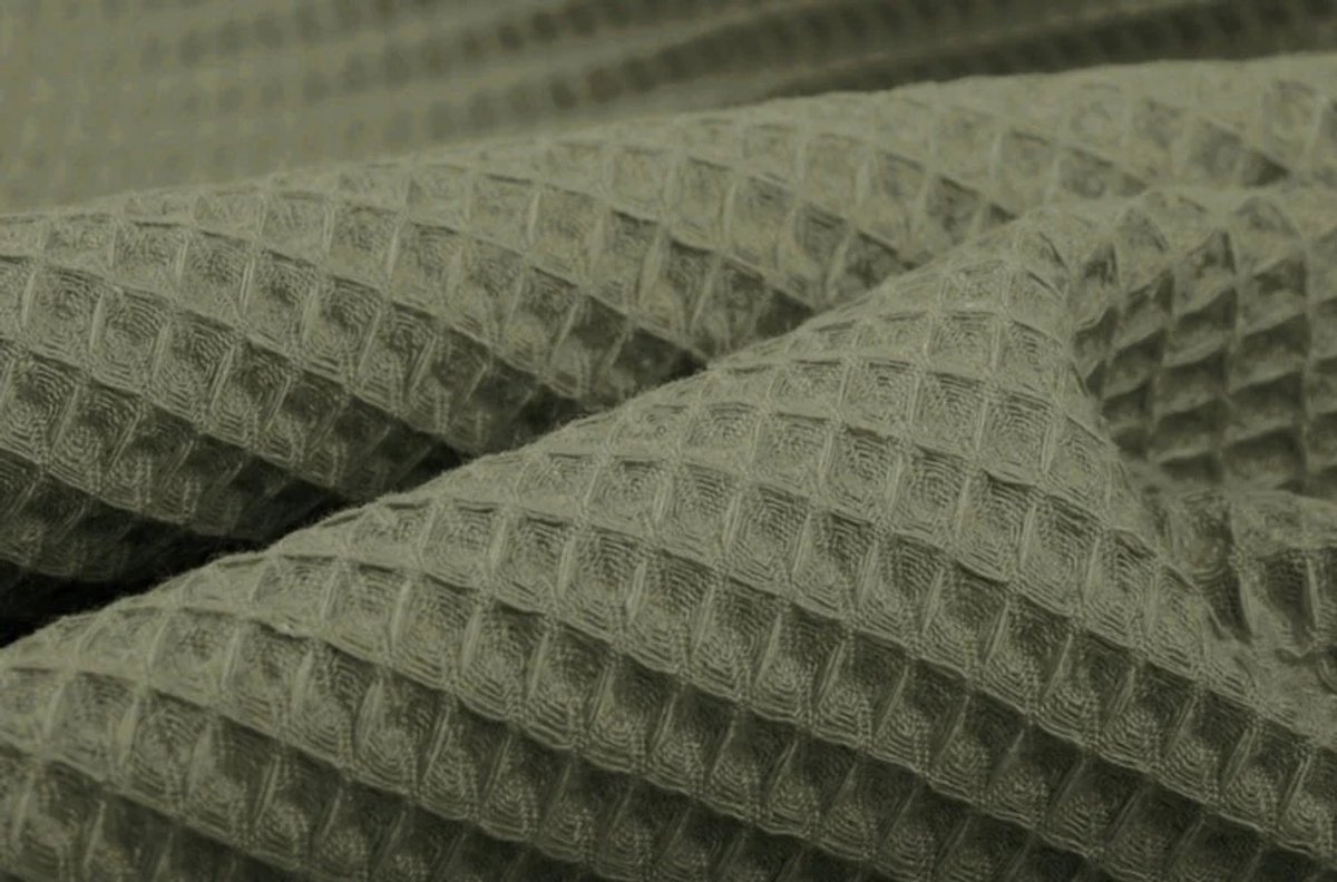 Wikkeldeken - Omslagdoek - Badcape - Army Green - Safari Dieren- 70x70cm / Baby Creaties