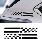 Auto sterke reflecterende ogen waterdichte grappige stickers