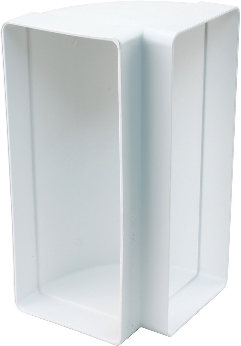 Starx bocht - verticaal - 220 x 90 mm - wit