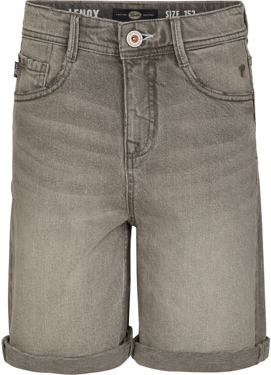 Petrol Industries - Jongens Lenox Loose Denim Short Rosarito - Zwart - Maat 140