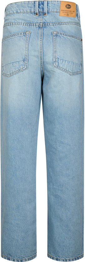 Petrol Industries Jean Garçons - Jean Coupe Ample à Jambes Droites - 5 Poches - 100% Coton - Pantalon Denim - Bleu - Taille 104