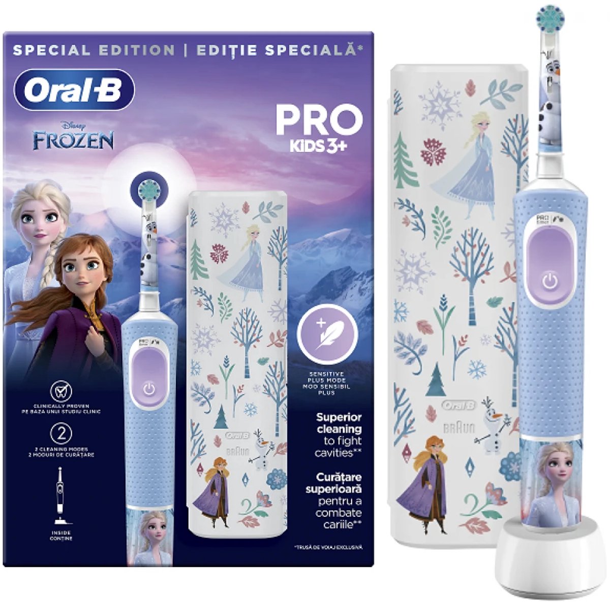 Oral-B Vitality Pro D103 Kids Elektrische Tandenborstel met Reiskoffer - Oral-B - €35,00