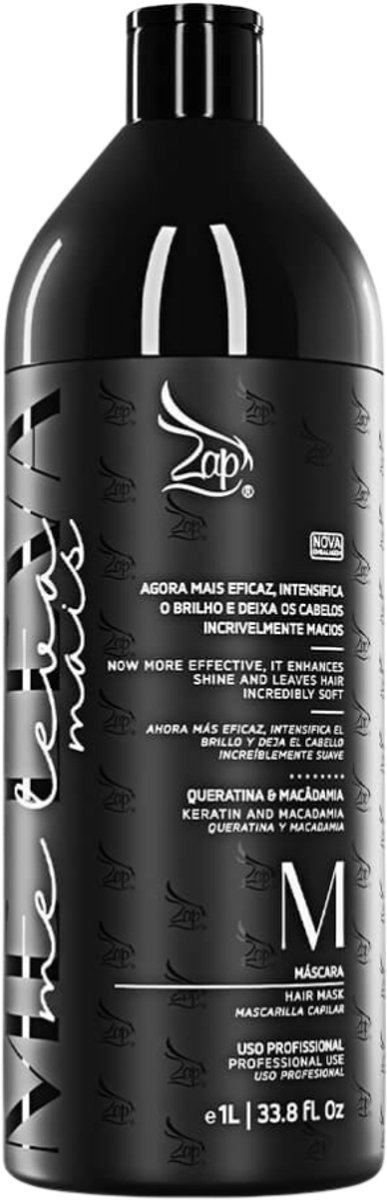 Mask ZAP Me Leva Black Professionele Braazilians Keratin Treatment 1000 ml