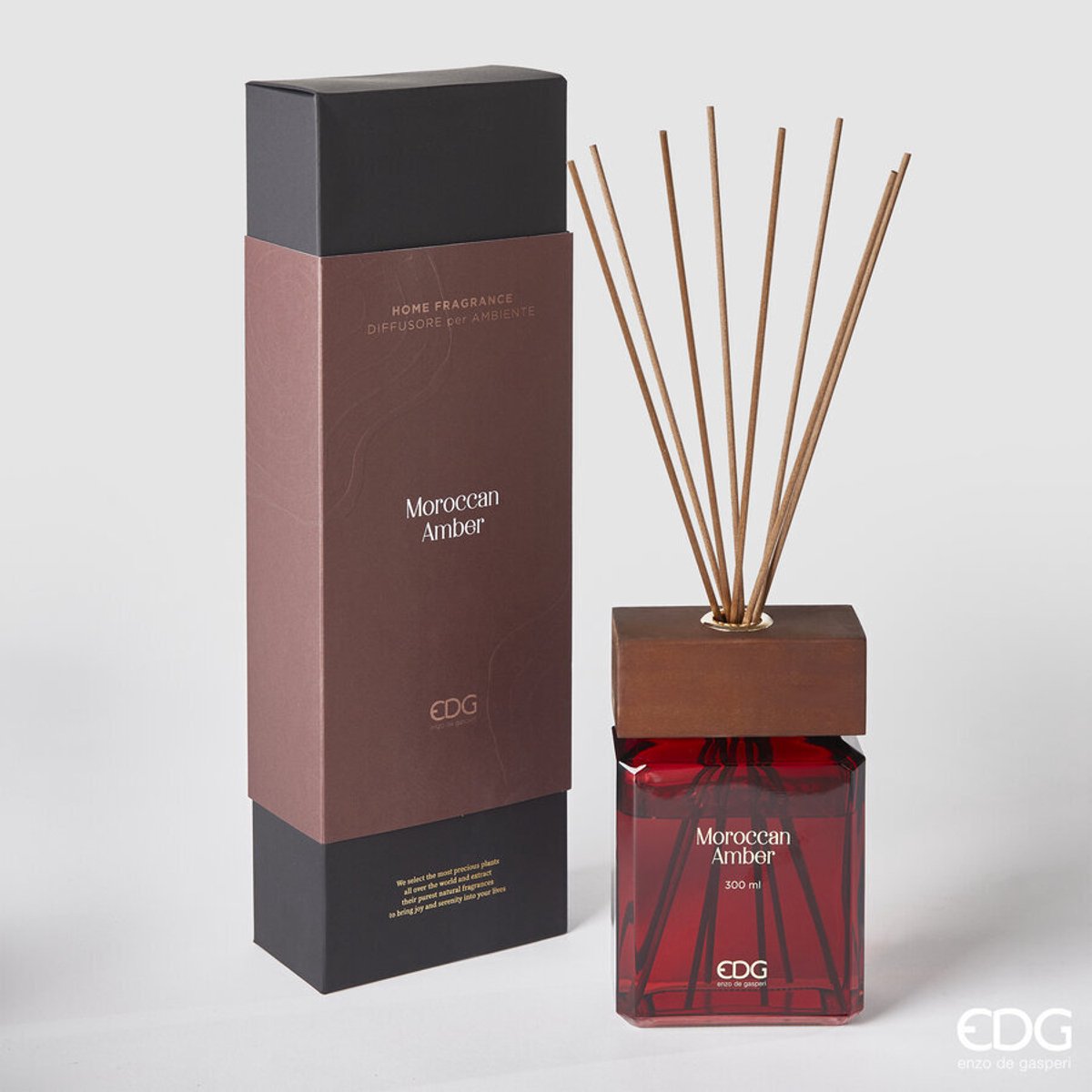 EDG Enzo De Gasperi Maroccan Amber geurstokjes - diffuser 300ml
