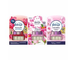 Ambi Pur / Febreze 3Volution Navullingen 3-Delig Voordeelpakket - Thai Orchidee, Peony & Cedar, Blossom & Breeze.
