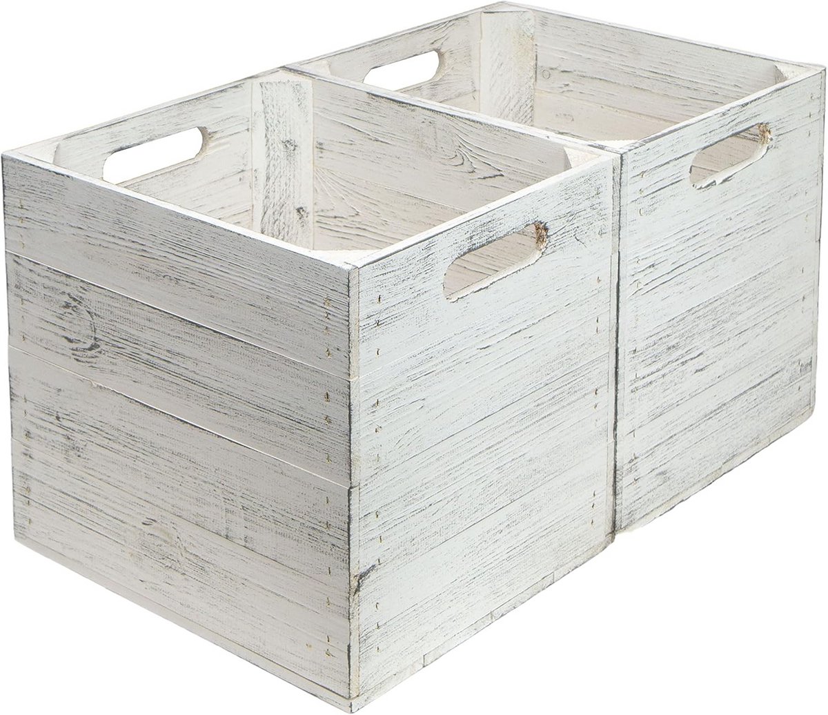 Set van 2 Houten Opbergkisten voor Kallax en Expedit Planken