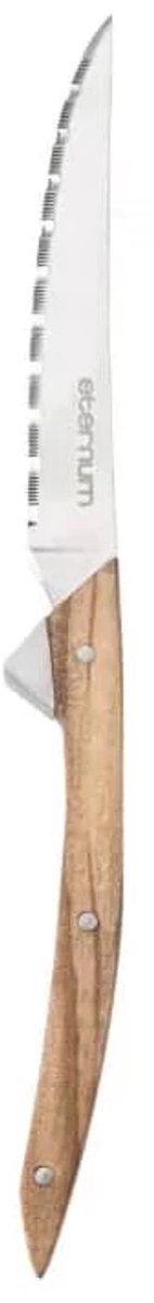Eternum Vertical steakmes set van 4 olive wood