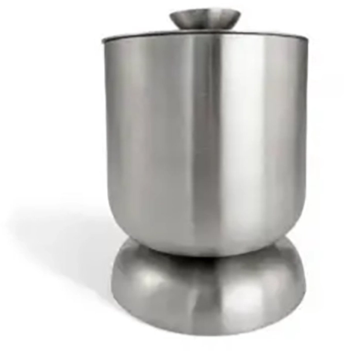 XLBoom Diablo Ijsemmer klein Zilver - Luxe wijn- & ijsemmer collectie in stainless steel – Verkrijgbaar in Black | Pure Stainless – Tijdloze design koelaccessoires door Frederik Delbart