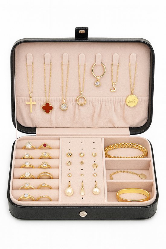 Lot De 12 Boîtes à Bijoux Pour Bagues Dorées - Emballage Cadeau Femme, Neuf
