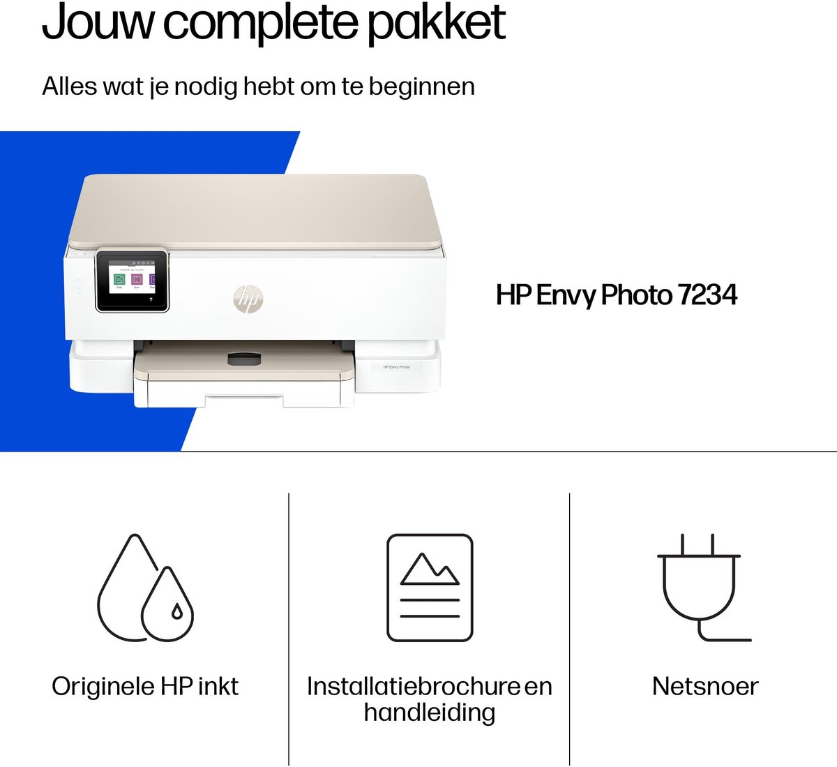 HP ENVY Photo 7234 - Draadloos All-in-One - Kleuren printer - Geschikt voor Instant Ink — afbeelding 1