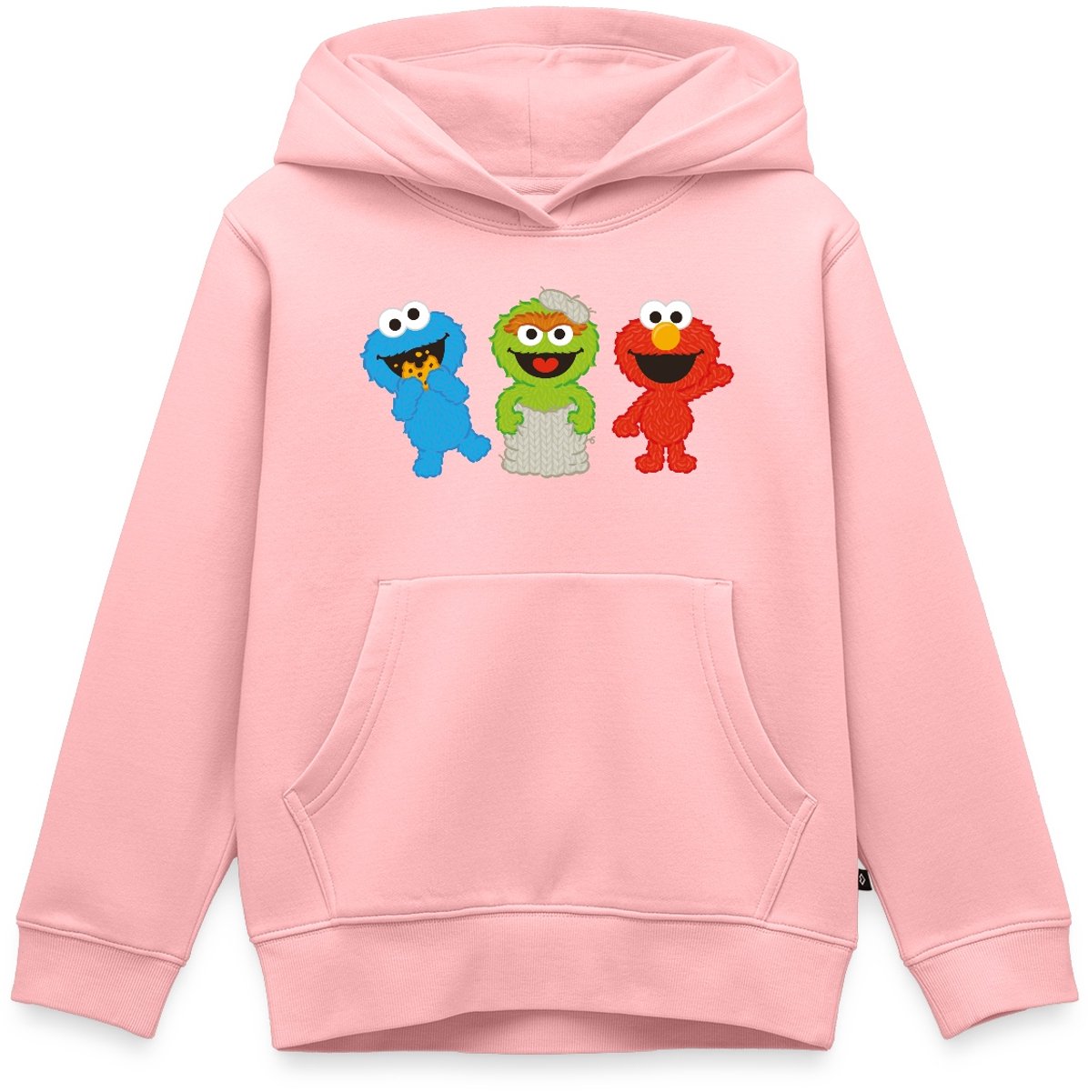 Sesamstraat Baby Koekiemonster Oscar & Elmo Premium Hoodie Kinderen