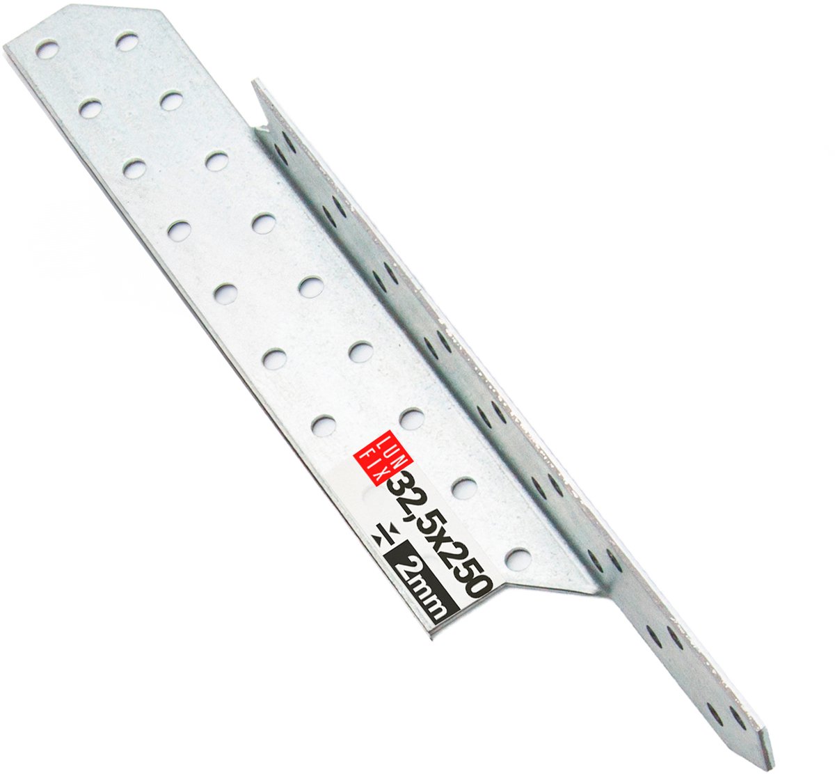 LUN FIX - Sparrenpfettenanker - Verzinkt - 32x250mm - Schwerlast-Winkelverbinder - Balkenverbinder