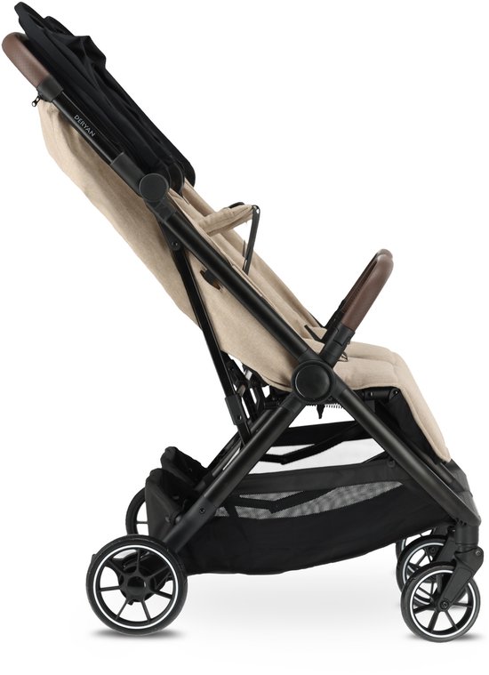 Deryan Luxe Rolo X2 V2 Dubbele Buggy - Duo Buggy - Nougat van Deryan — afbeelding 5