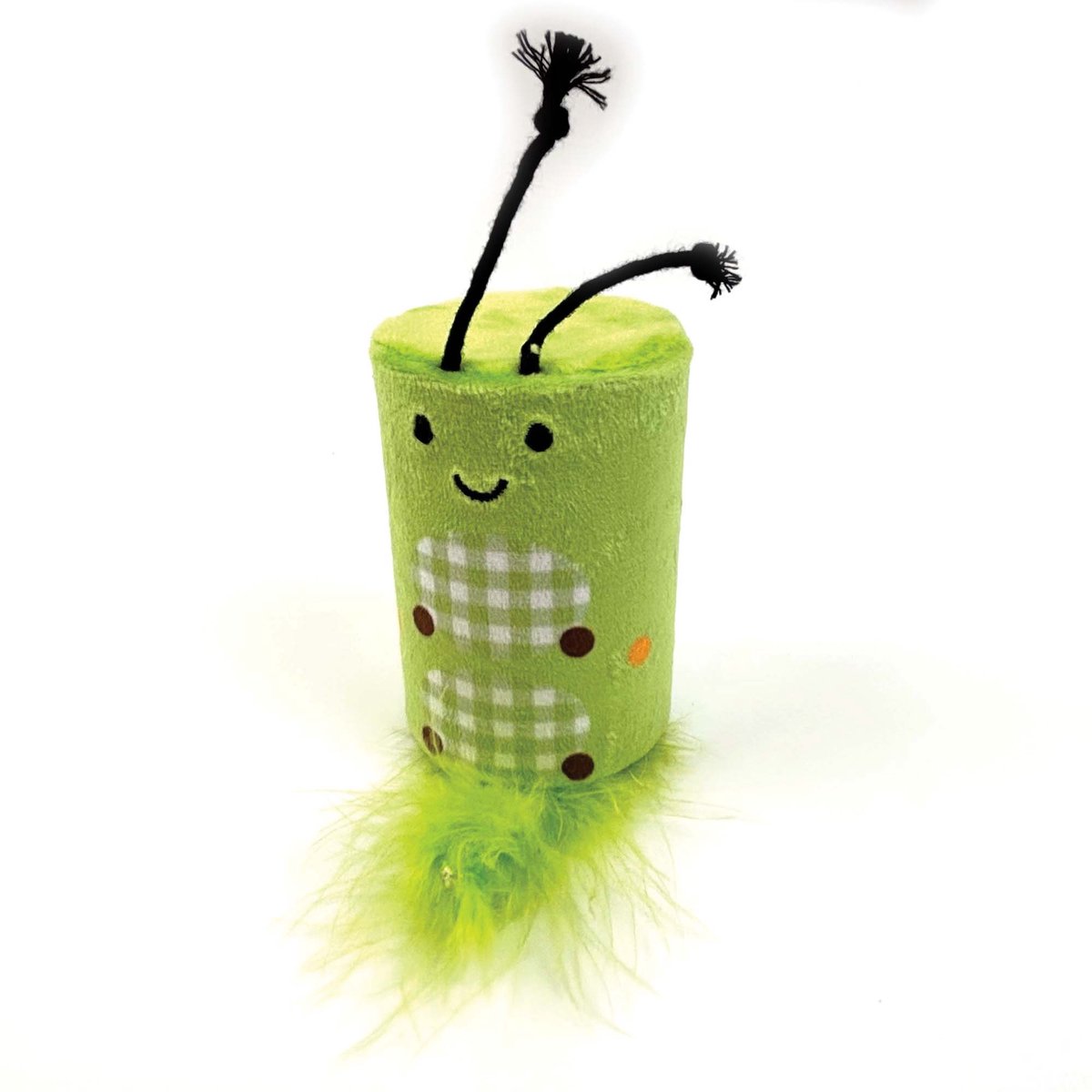 Happy pet tabby patch rups ratel en roller groen 18x7x7 cm