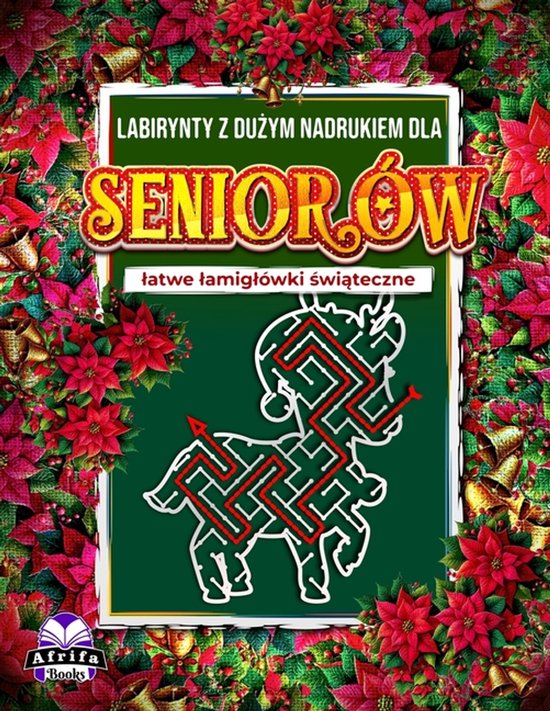 Labirynty z dużym nadrukiem dla seniorów - cover