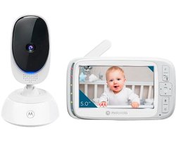 Motorola Nursery Babyfoon met Camera – Baby Monitor VM75 – Baby Camera met Kleuren Display, Tweeweg Communicatie, Slaapliedjes en Infrarood Nachtvisie – 300M Bereik