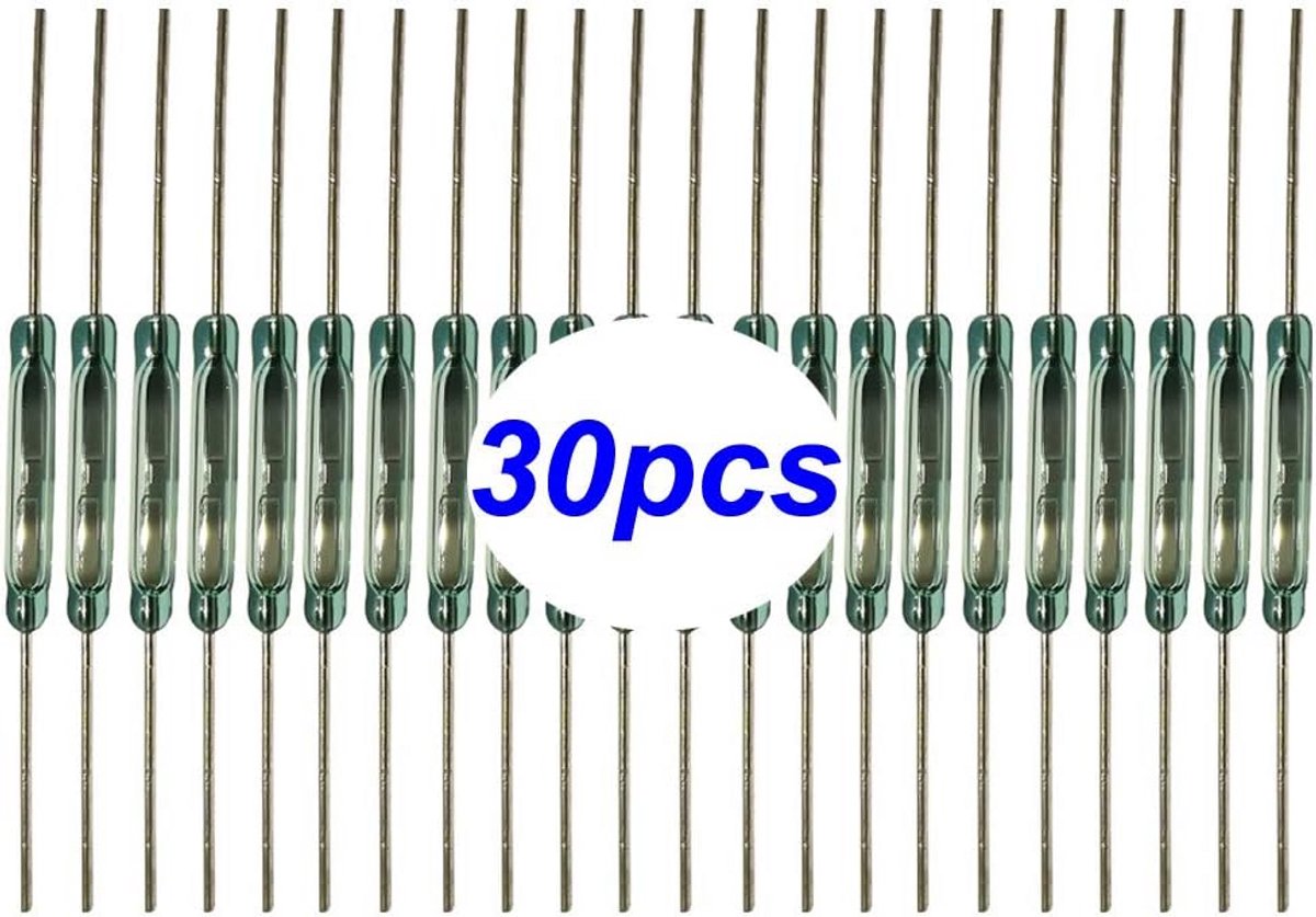 30x Miniatuur Reed Schakelaars NC/NO - Magnetische Inductieschakelaar voor Circuits
