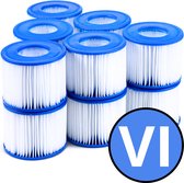 12x Jacuzzifilter VI - Geschikt voor Bestway Lay-Z-Spa Jacuzzi modellen 2014 tot 2026 - All Smiles Bubbelbad Filtercartridge VI