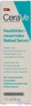 CeraVe Hautbilder-erneuerndes Retinol Serum verpakking. Wit met blauwe en rode "NEU" sticker.