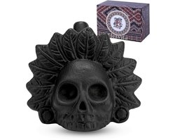 Aztec Death Whistle - Doodshoofd - Schreeuwende Fluit - Handgemaakt - Tot 120 Decibel - Azteekse Doodsfluit