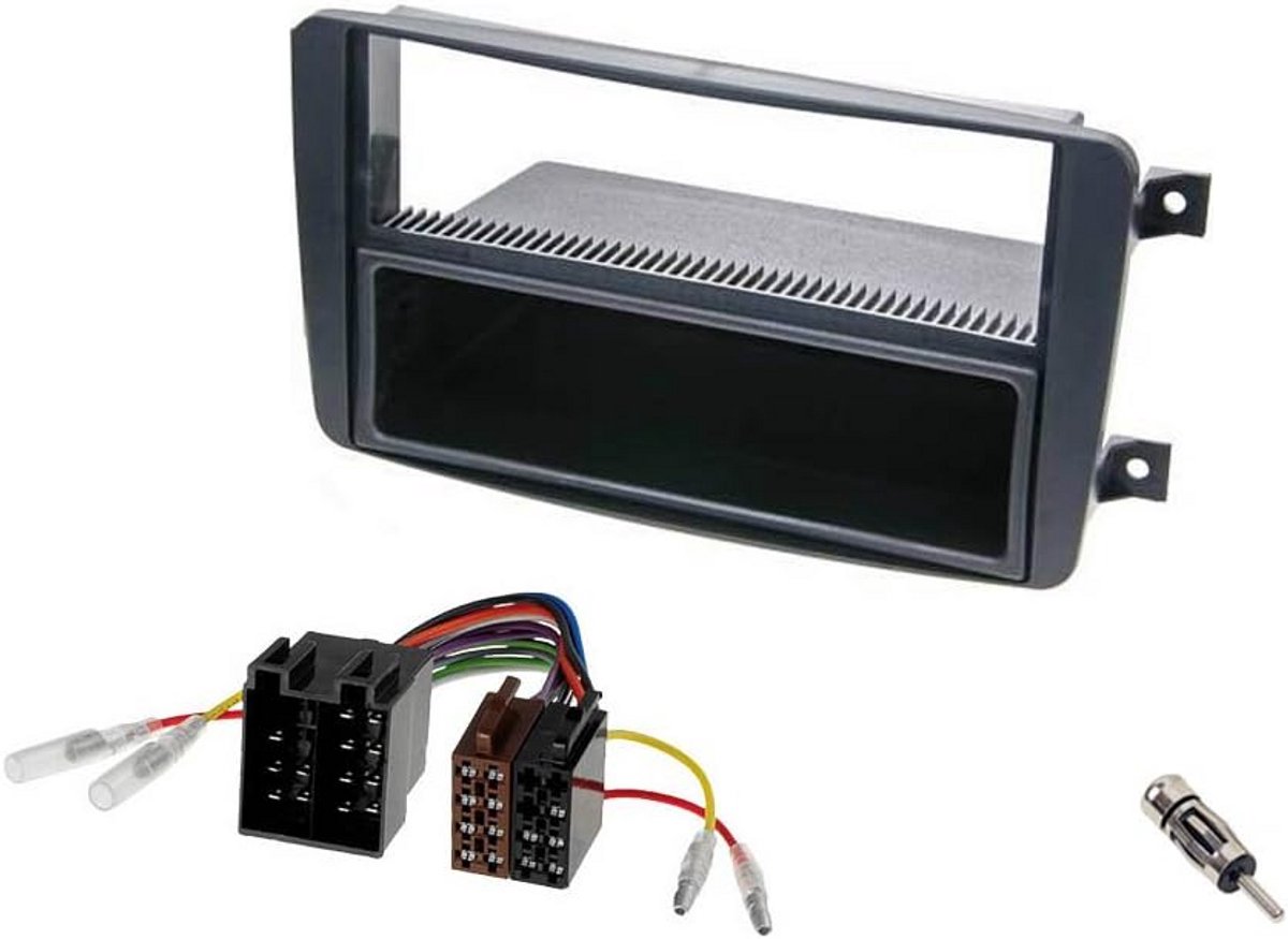 Inbouwset Radioframe Dubbel DIN Adapter Mercedes C-Klasse W203 CLK Viano Vito