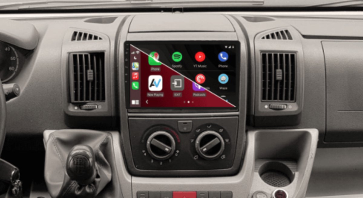 Apple CarPlay & Android Auto Autoradio met DAB+ voor Peugeot boxer 2006+