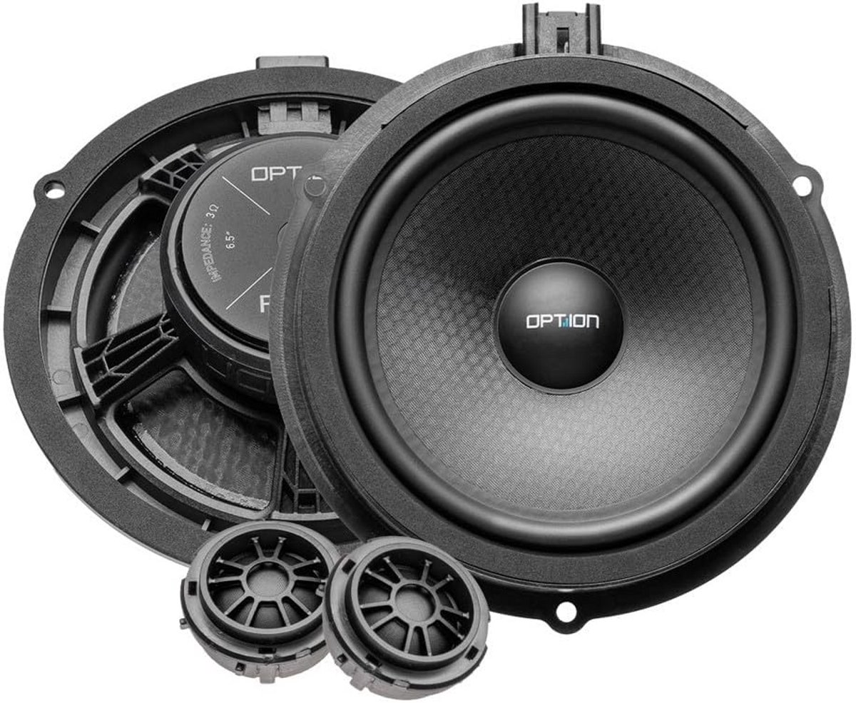 16,5 cm Plug & Play Compo Luidsprekerset voor Ford Tourneo Custom V362 (vanaf 02/2014)