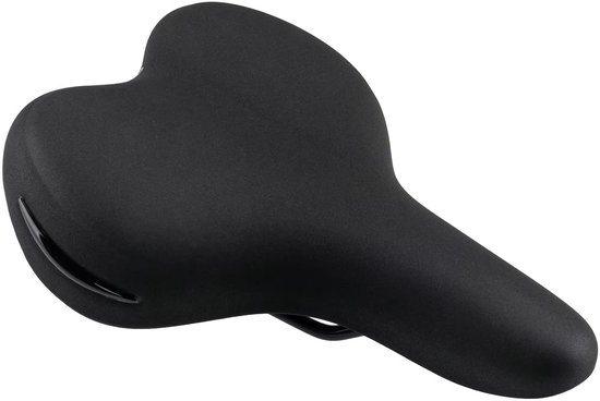 Selle de vélo Selle Royal noire rembourrée 25 cm de large